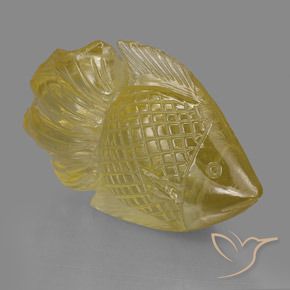 Cuarzo Dorado claro natural de 125.85 ct, Elegante, Translúcido