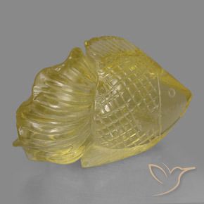 Cuarzo Dorado claro natural de 125.85 ct, Elegante, Translúcido