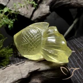 Cuarzo Amarillo maíz claro natural de 158.20 ct, Elegante, Transparente