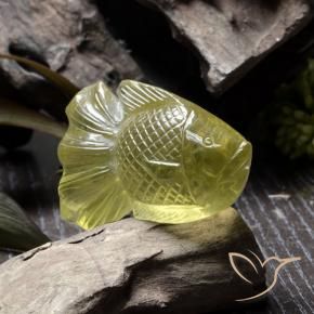 Cuarzo Amarillo claro natural de 204.90 ct, Elegante, Transparente