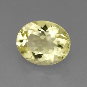 Cuarzo amarillo natural de 3,05 ct, corte óvalo, VVS