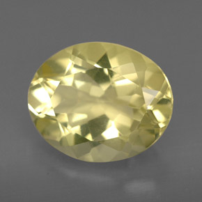 Cuarzo amarillo natural de 3,35 ct, corte óvalo, VVS-VS