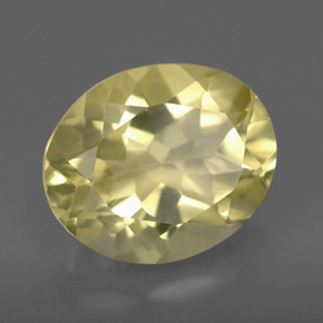 Cuarzo amarillo natural de 3,35 ct, corte óvalo, VVS-VS