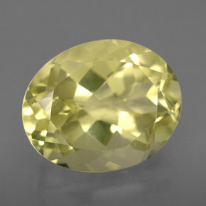 Cuarzo amarillo natural de 3,26 ct, corte óvalo, VVS-VS