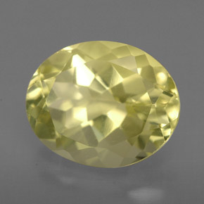 Cuarzo amarillo natural de 3,26 ct, corte óvalo, VVS-VS