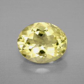 Cuarzo amarillo natural de 3,12 ct, corte óvalo, VVS-VS