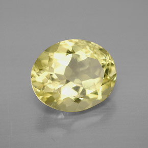Cuarzo amarillo natural de 3,12 ct, corte óvalo, VVS-VS