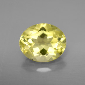 Cuarzo amarillo natural de 3,55 ct, corte óvalo, VVS