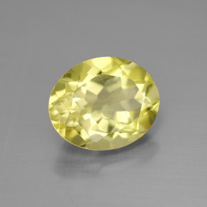 Cuarzo amarillo natural de 3,55 ct, corte óvalo, VVS