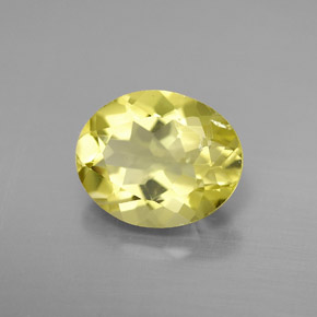 Cuarzo amarillo natural de 3,24 ct, corte óvalo, VVS-VS
