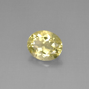 Cuarzo amarillo natural de 3,29 ct, corte óvalo, VVS