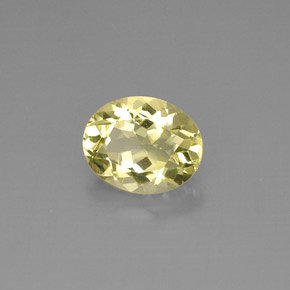 Cuarzo amarillo natural de 3,86 ct, corte óvalo, VVS