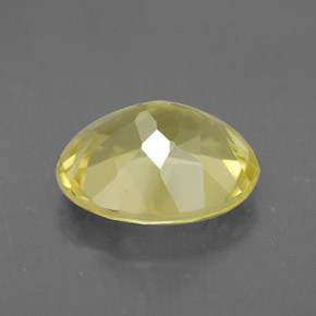 Cuarzo amarillo natural de 3,07 ct, corte óvalo, VVS