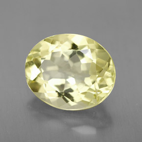 Cuarzo amarillo natural de 3,38 ct, corte óvalo, VVS