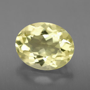 Cuarzo amarillo natural de 3,60 ct, corte óvalo, VVS