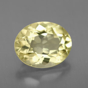 Cuarzo amarillo natural de 3,60 ct, corte óvalo, VVS
