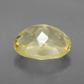 Cuarzo amarillo natural de 3,60 ct, corte óvalo, VVS