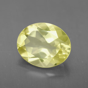 Cuarzo amarillo natural de 2,97 ct, corte óvalo, VS