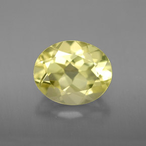 Cuarzo amarillo natural de 3,55 ct, corte óvalo, VVS