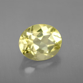 Cuarzo amarillo natural de 3,55 ct, corte óvalo, VVS