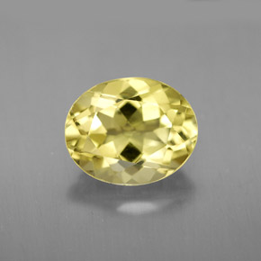 Cuarzo amarillo natural de 3,26 ct, corte óvalo, VVS