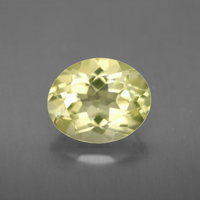 Cuarzo amarillo natural de 3,29 ct, corte óvalo, VVS