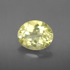 Cuarzo amarillo natural de 3,29 ct, corte óvalo, VVS