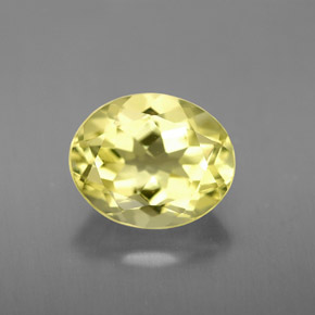 Cuarzo amarillo natural de 3,47 ct, corte óvalo, VVS