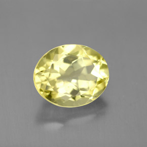 Cuarzo amarillo natural de 3,47 ct, corte óvalo, VVS