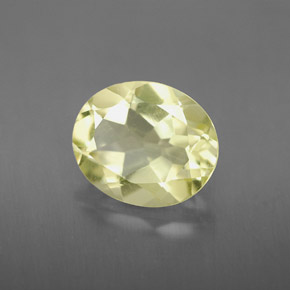 Cuarzo amarillo natural de 3,28 ct, corte óvalo, VS
