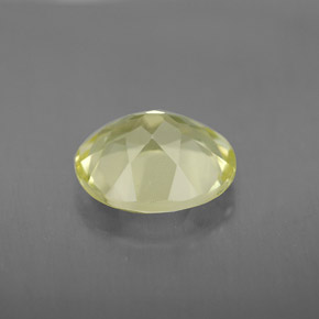 Cuarzo amarillo natural de 3,28 ct, corte óvalo, VS
