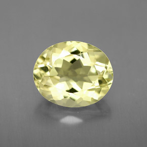 Cuarzo amarillo natural de 3,48 ct, corte óvalo, IF