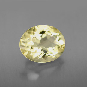 Cuarzo amarillo natural de 3,72 ct, corte óvalo, VVS-VS