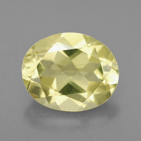 Cuarzo amarillo natural de 3,27 ct, corte óvalo, VVS-VS