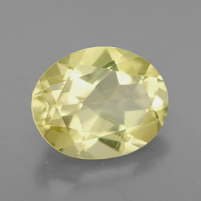 Cuarzo amarillo natural de 3,27 ct, corte óvalo, VVS-VS