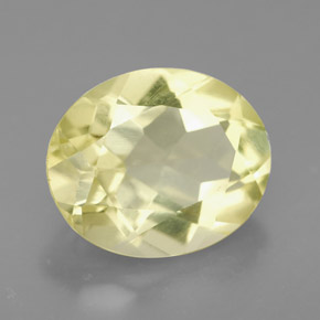Cuarzo amarillo natural de 3,37 ct, corte óvalo, VVS-VS