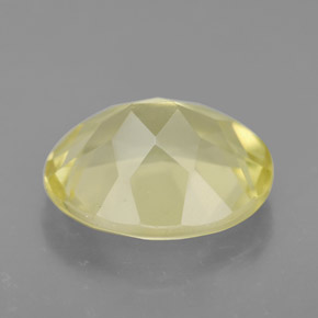 Cuarzo amarillo natural de 3,37 ct, corte óvalo, VVS-VS
