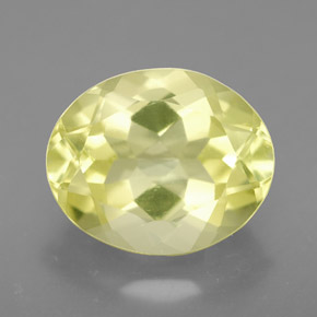 Cuarzo amarillo natural de 3,68 ct, corte óvalo, VVS