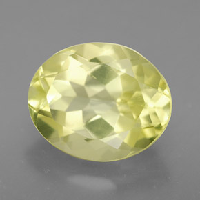 Cuarzo amarillo natural de 3,68 ct, corte óvalo, VVS