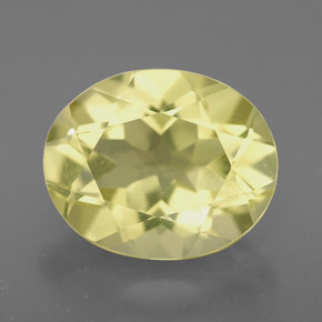 Cuarzo amarillo natural de 3,52 ct, corte óvalo, VVS