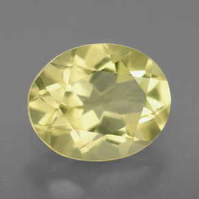 Cuarzo amarillo natural de 3,52 ct, corte óvalo, VVS