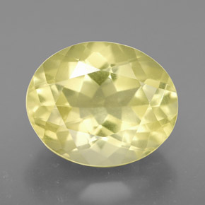 Cuarzo amarillo natural de 3,52 ct, corte óvalo, VVS