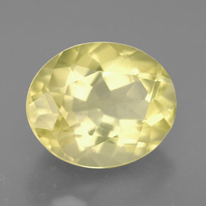 Cuarzo amarillo natural de 3,52 ct, corte óvalo, VVS
