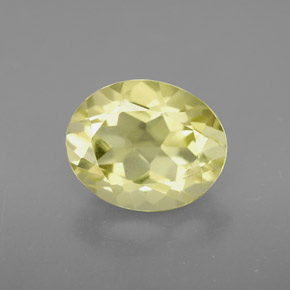 Cuarzo amarillo natural de 3,38 ct, corte óvalo, VVS