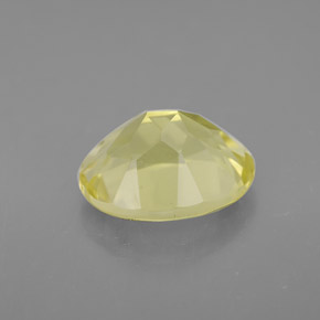 Cuarzo amarillo natural de 3,38 ct, corte óvalo, VVS