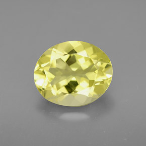 Cuarzo amarillo natural de 3,34 ct, corte óvalo, VVS
