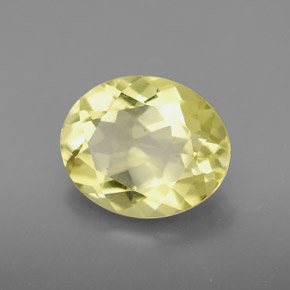 Cuarzo amarillo natural de 3,17 ct, corte óvalo, VVS-VS