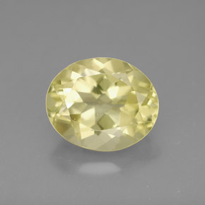 Cuarzo amarillo natural de 3,45 ct, corte óvalo, VVS-VS