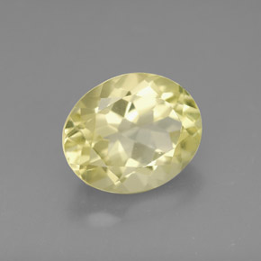Cuarzo amarillo natural de 3,45 ct, corte óvalo, VVS-VS