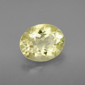 Cuarzo amarillo natural de 3,11 ct, corte óvalo, VVS